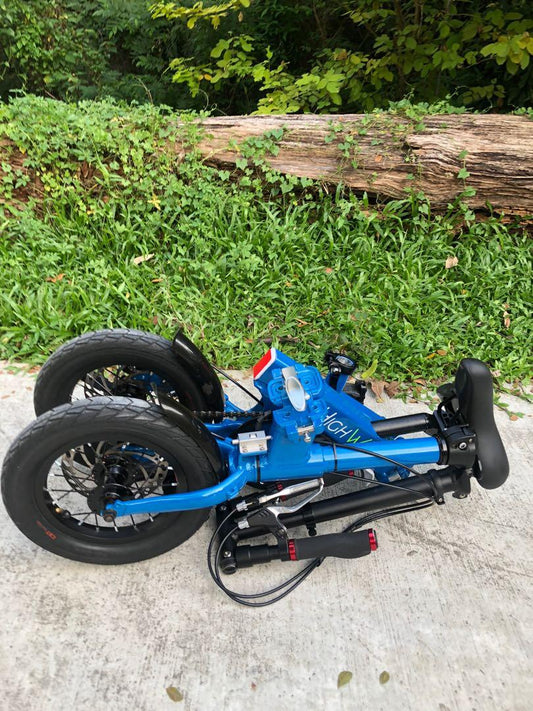 Full Alloy Lightweight ultra compact portable Highwing well built Beautiful Mini Folding Bike Highwing Bike