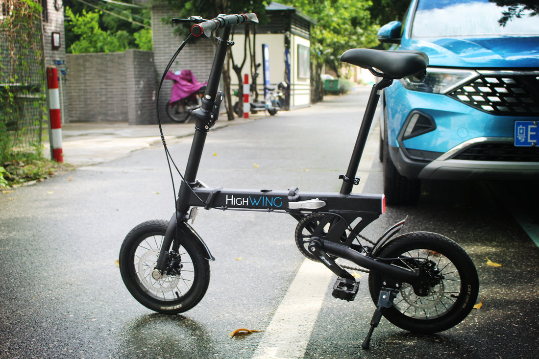 How do turn a Highwing bike to become the e-bike with a gadget