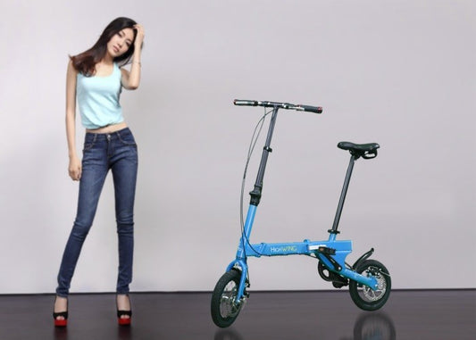 Let's try how to unfold the folding bicycle named Highwing Bike.