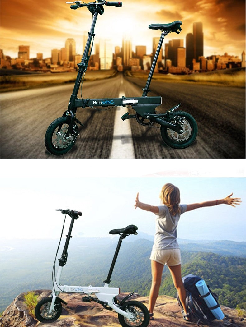 The Highwing Bike can be folded in just three steps, isn't it very convenient?