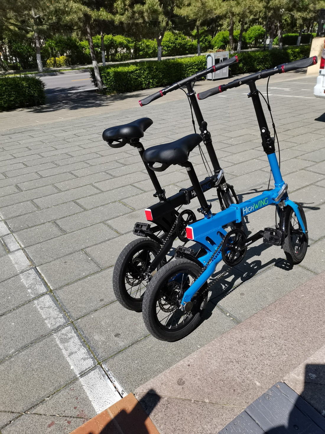 A small folding bike is not enough, you need 2 double bikes, so you can ride Highwing Bike happily with your family or friends