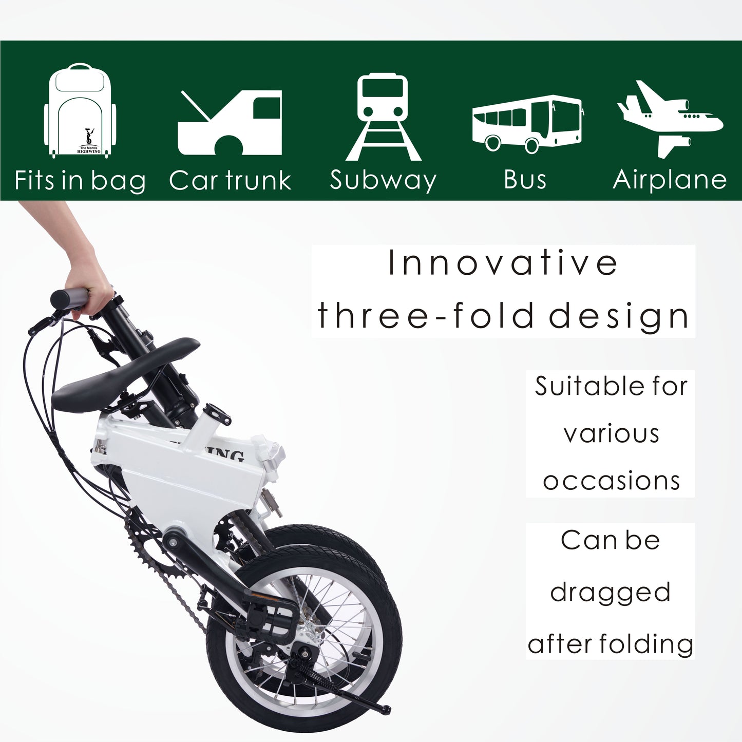 HIGHWING Folding Bike Lite-G6 14"