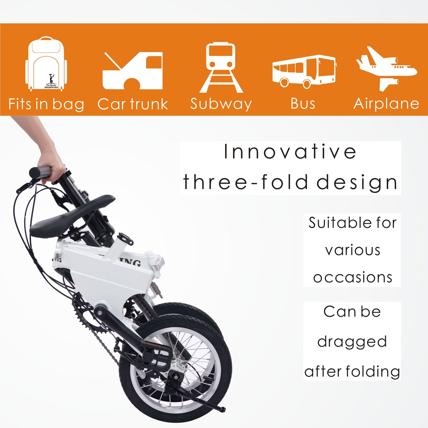 HIGHWING folding bike Lite-S6 12"